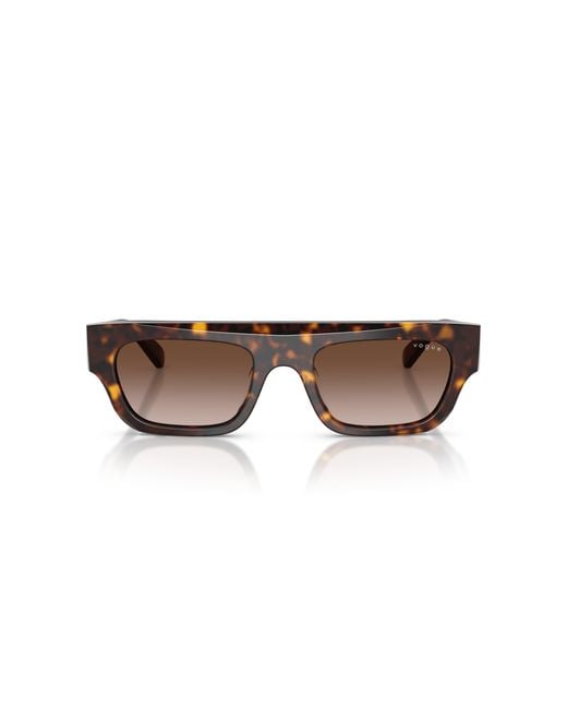 Vogue Eyewear Black Vo5694Su W65613 Sunglasses Acetate Squared Normal Nuanced