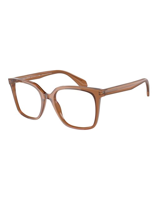 Giorgio Armani Black Ar7217 5932 Optical Frames Acetate Transparent Squared Normal