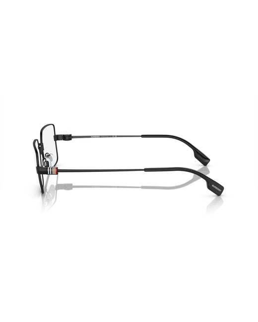 Burberry Black Be1380 1007 Optical Frames Steel Transparent Squared Normal for men