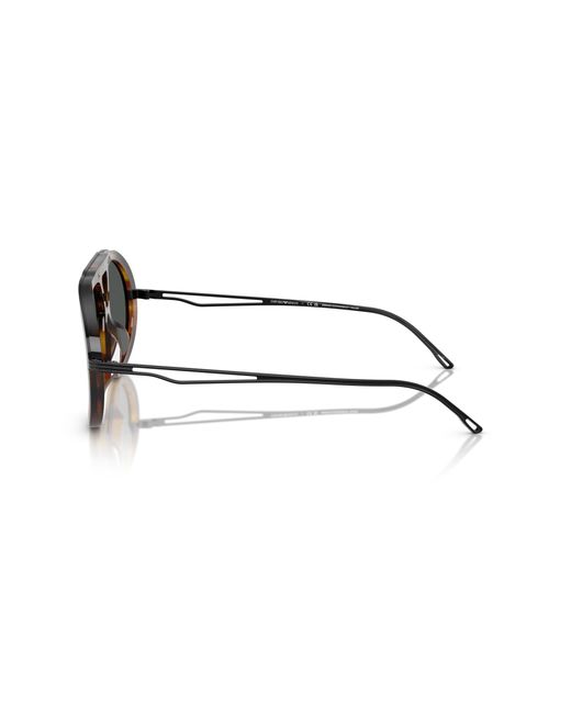 Emporio Armani Black Ea4242U 621287 Sunglasses Acetate Pilot Normal for men