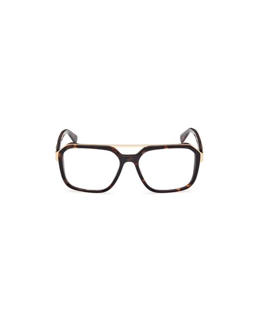 Guess Black Gu50138 052 Optical Frames Acetate Squared Normal for men