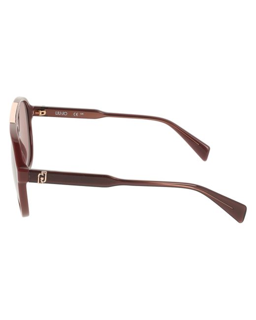 Liu Jo Black Lj821S 602 Sunglasses Bio-Inject Pilot Normal