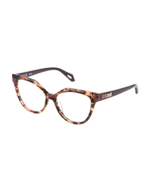 Just Cavalli Black Vjc130 748 Optical Frames Acetate Butterfly