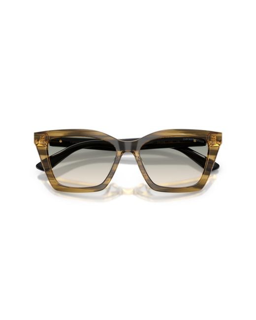 Emporio Armani Black Ea4250U 62672C Sunglasses Acetate Butterfly Normal Shaded