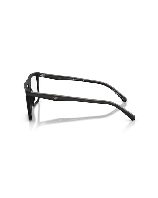 Emporio Armani Black Ea4258 50011W Sunglasses Injected Transparent Squared Normal for men