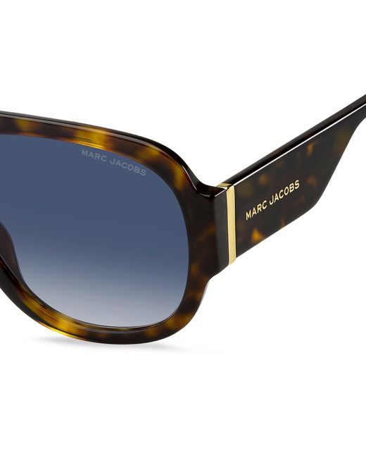 Marc Jacobs Black Marc 843/S 086/08 Sunglasses Acetate Pilot Normal Shaded for men