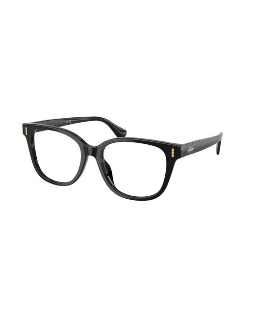 Ralph Lauren Black Ra7196U 5001 Optical Frames Acetate Transparent Squared Normal