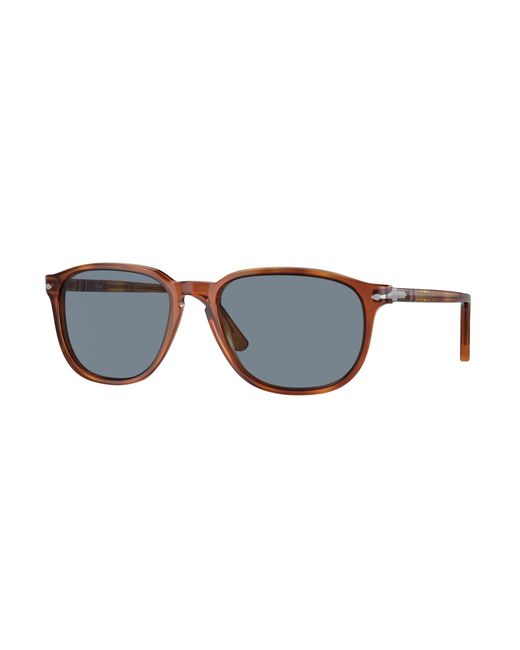 Persol Black Po3019S 96/56 Sunglasses Acetate Squared Normal for men