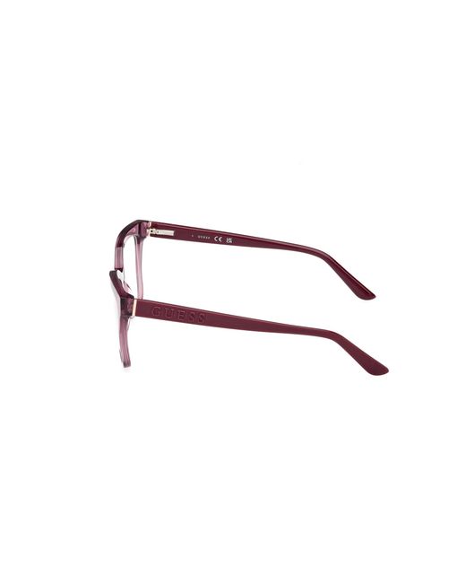 Guess Black Gu50172 081 Optical Frames Acetate Squared Normal