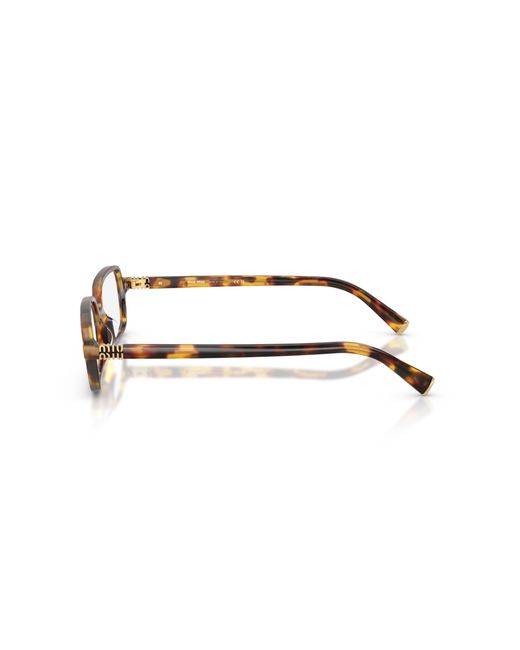 Miu Miu Black Mu 01Yv 14L1O1 Optical Frames Acetate Squared Normal
