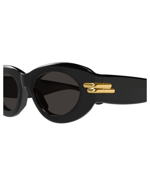 Bottega Veneta Black Bv1322S 001 Sunglasses Acetate Round