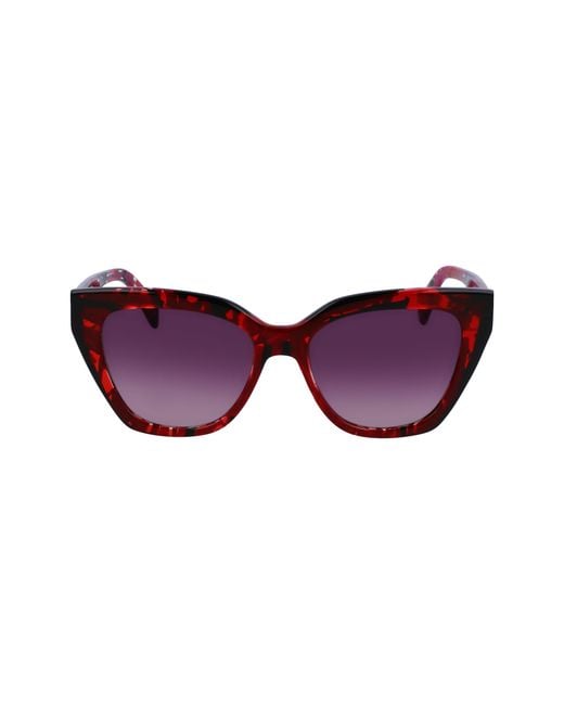 Liu Jo Black Lj784S 620 Sunglasses Acetate Butterfly Normal Shaded
