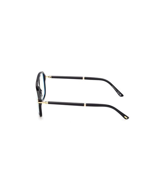 Tom Ford Black Ft6086-B 052 Optical Frames Acetate Squared Normal for men
