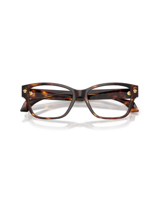 Versace Black Ve3392 5539 Optical Frames Acetate Transparent Cat Eye Normal