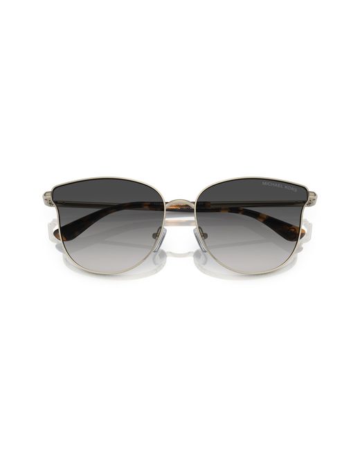 Michael Kors Black Mk1120 Salt Lake City 10148G Sunglasses Metal Round Normal Shaded