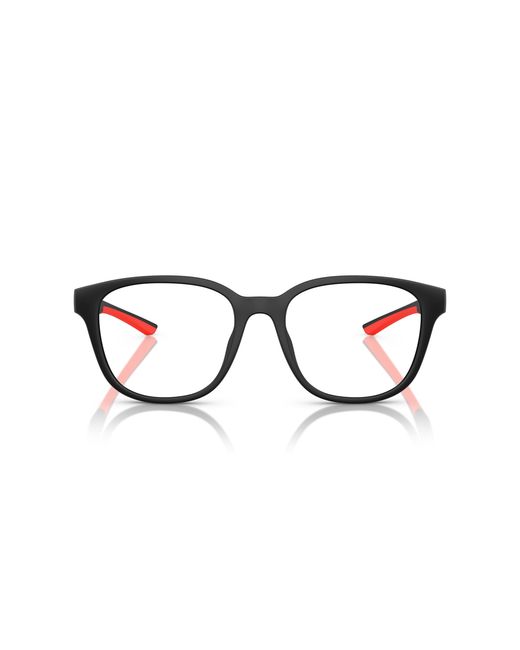 FERRARI SCUDERIA Black Fz8015U 504 Optical Frames Injected Round Normal