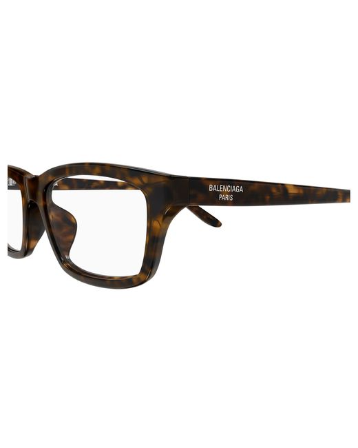 Balenciaga Black Bb0439O 002 Optical Frames Acetate Transparent Squared for men