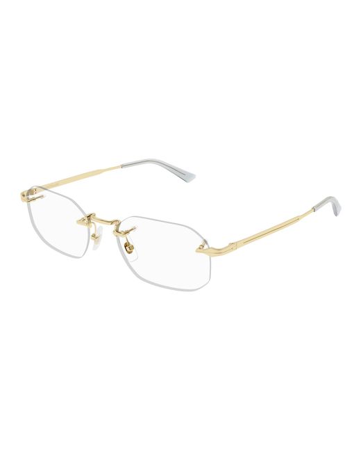 Montblanc Black Mb0307O 001 Optical Frames Metal Squared for men