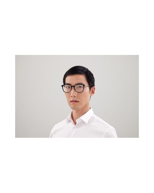Montblanc Black Mb0247Ok 004 Optical Frames Acetate Squared for men