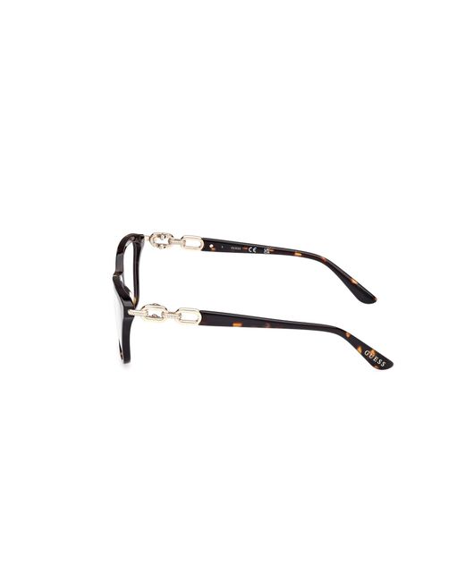 Guess Black Gu50181 052 Optical Frames Acetate Squared Normal