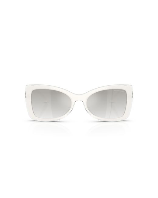 Michael Kors Black Mk2272U Malaga 405201 Sunglasses Injected Butterfly Normal Nuanced