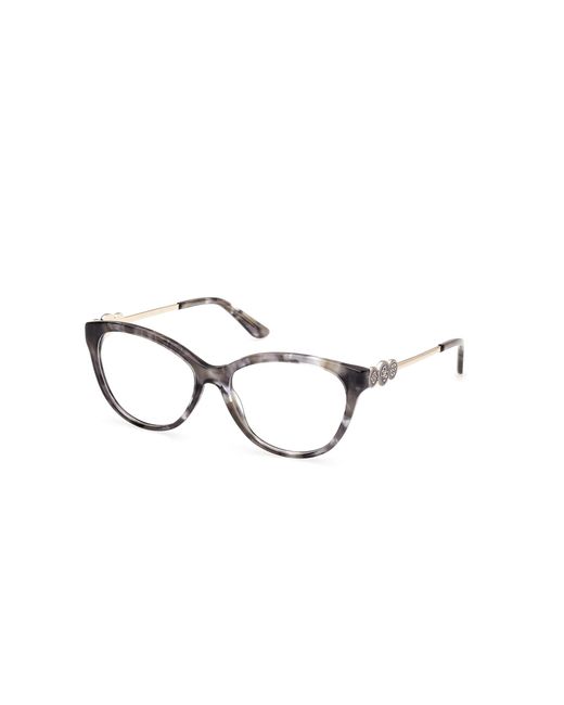Guess Black Gu50230 020 Optical Frames Acetate Cat Eye Normal
