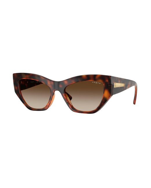 Vogue Eyewear Black Vo5607S W65613 Sunglasses Nylon Geometric Normal Sfumato