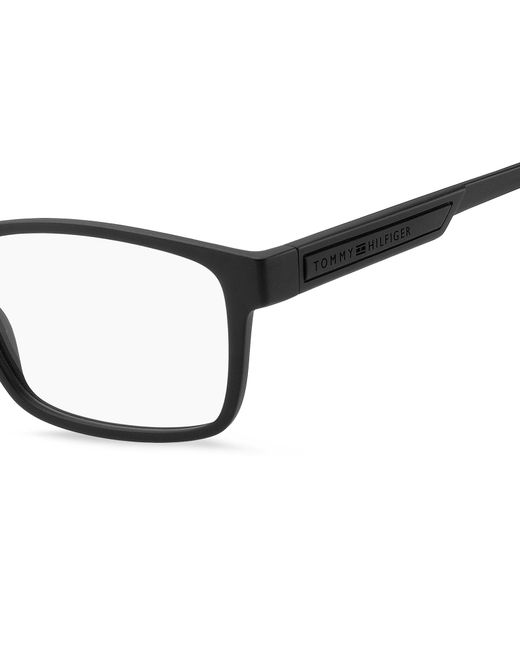 Tommy Hilfiger Black Th 2091 Fll Optical Frames Bio Polyamide Squared for men