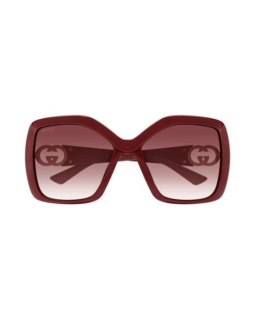 Gucci Black Gg2015S 002 Sunglasses Injected Squared