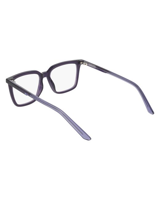 Nike Black 7064 501 Optical Frames Squared Normal