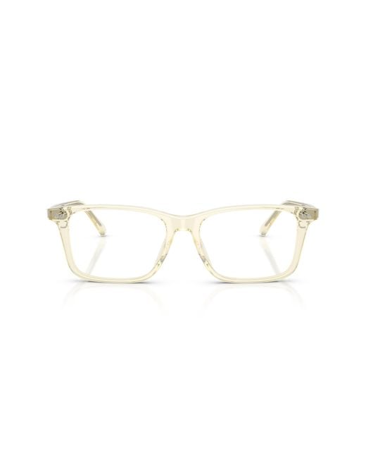 Ralph Lauren Black Rl6264U 5034 Optical Frames Acetate Transparent Round Normal for men