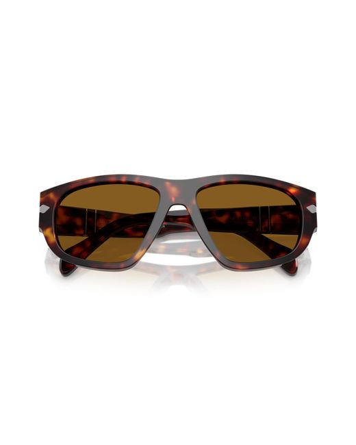 Persol Black Po0050S 24/33 Sunglasses Acetate Geometric Normal