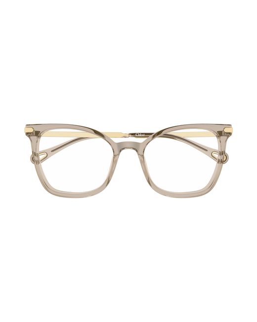 Chloé Black Ch0360O 004 Optical Frames Acetate Transparent Squared