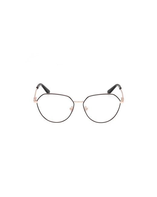Guess Black Gu50169 002 Optical Frames Metal Round Normal