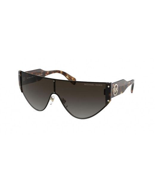 Michael Kors Black Mk1080 Park City 10068G Sunglasses Metal Geometric Normal Shaded