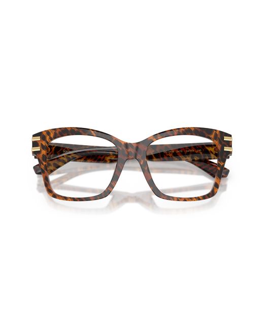 Dolce & Gabbana Black Dg3419 3470 Optical Frames Acetate Transparent Squared Normal