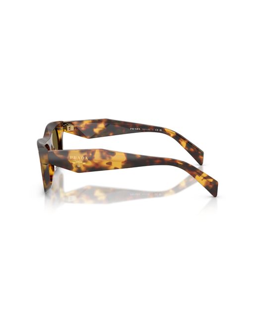 Prada Black Pr C06S 14L09Z Sunglasses Acetate Pillow Normal