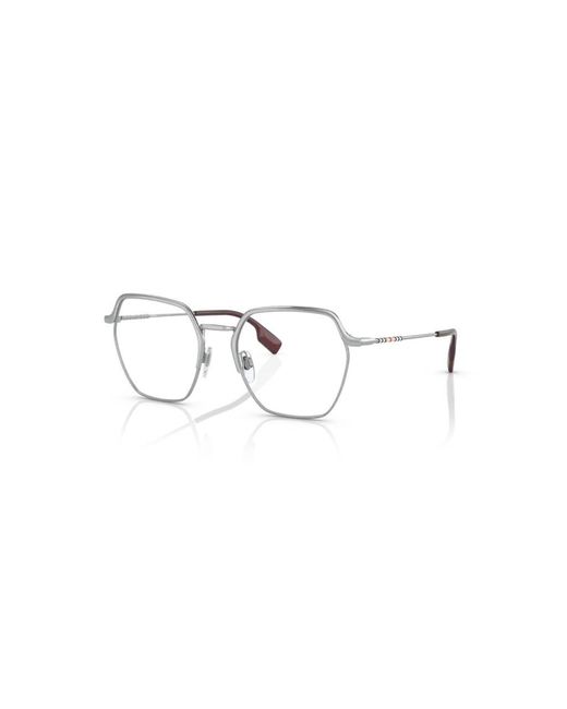 Burberry Black Be1371 Angelica 1005 Optical Frames Metal Transparent Geometric Normal