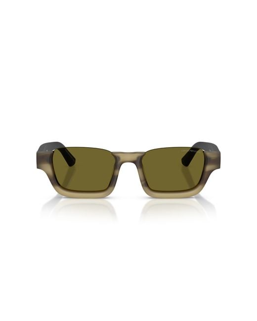 Emporio Armani Green Ea4268U 6369/2 Sunglasses Acetate Geometric Normal