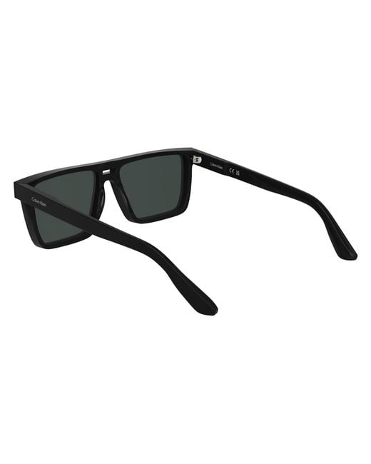 Calvin Klein Black Ck25501S 001 Sunglasses Acetate Squared Normal for men