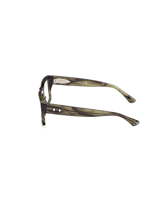 Web Black We5415 059 Optical Frames Acetate Squared Normal for men