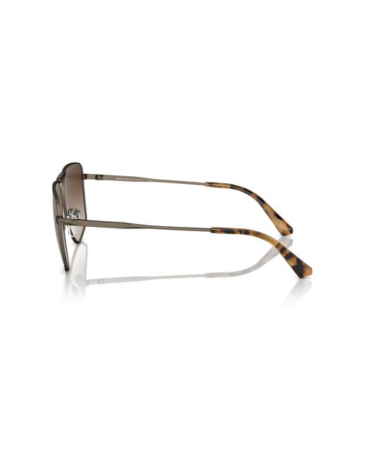 Michael Kors Black Mk1153 Silverton 100113 Sunglasses Metal Pilot Normal Shaded for men