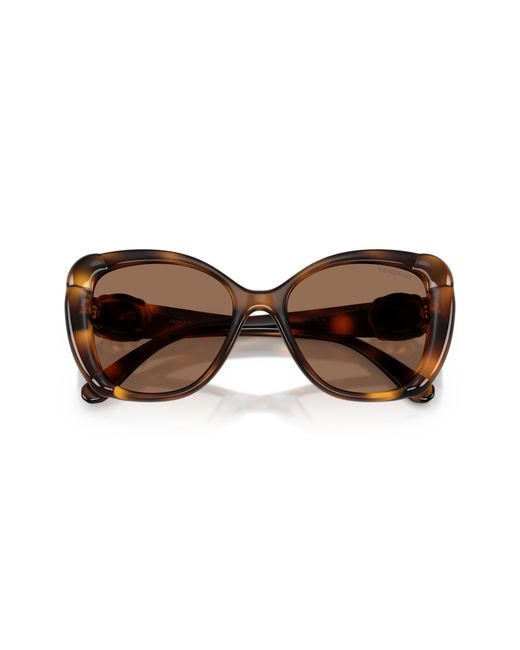 Swarovski Black Sk6051U 100273 Sunglasses Injected Butterfly Normal