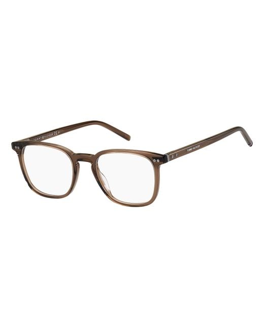 Tommy Hilfiger Black Th 1814 09Q Optical Frames Acetate Squared for men