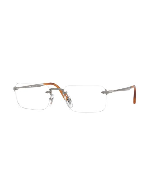 Persol Black Po1030V Luc 513 Optical Frames Metal Transparent Squared Normal