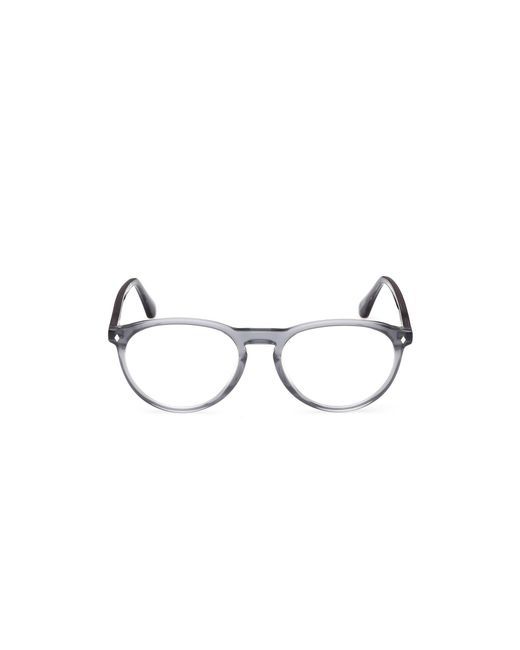 Web Black We5474 090 Optical Frames Acetate Round Normal for men