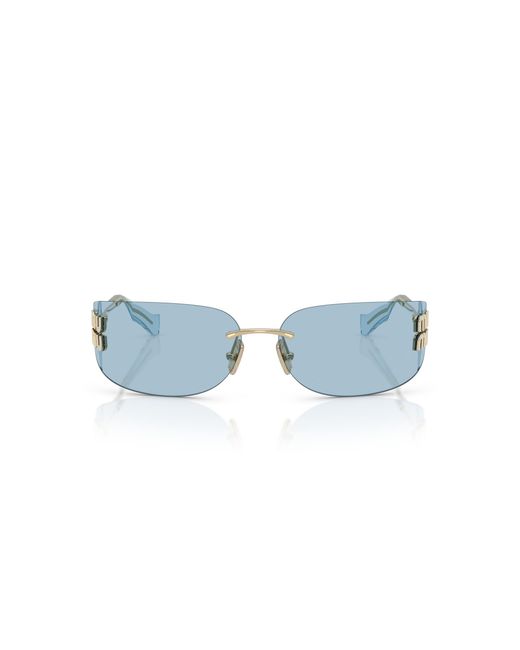 Miu Miu Black Mu A51S Zvn10P Sunglasses Metal Squared Normal