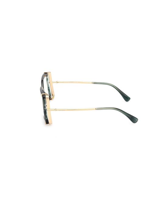 Max Mara Black Mm5155-B 098 Optical Frames Acetate Squared Normal
