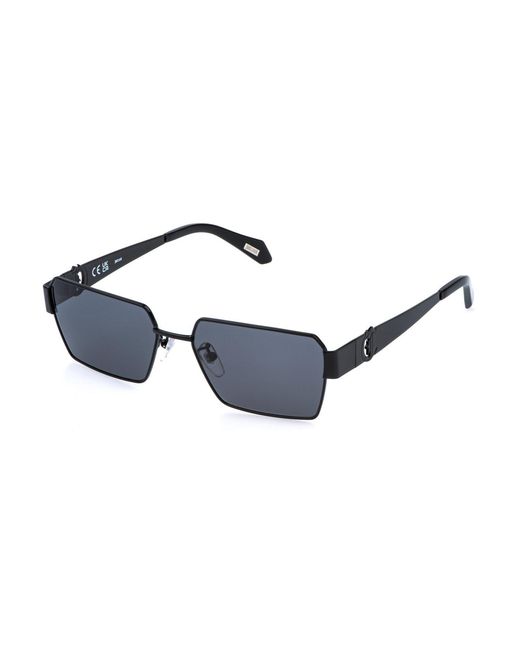 Just Cavalli Black Sjc153 530 Sunglasses Metal Smoke Squared Normal