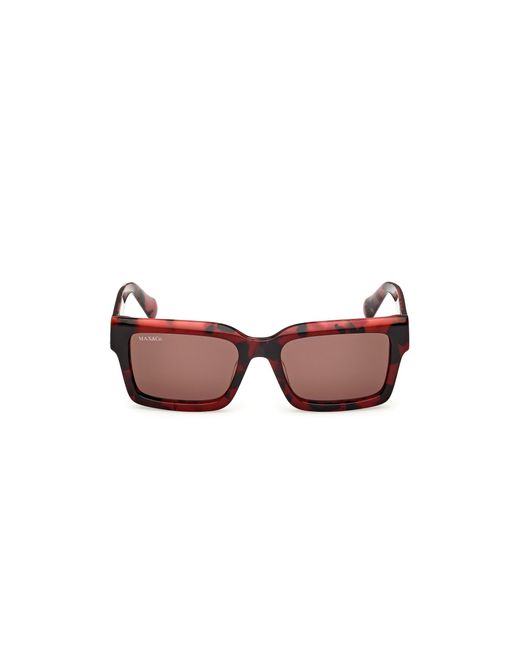 MAX&Co. Black Mo0132 54E Sunglasses Acetate Squared Normal
